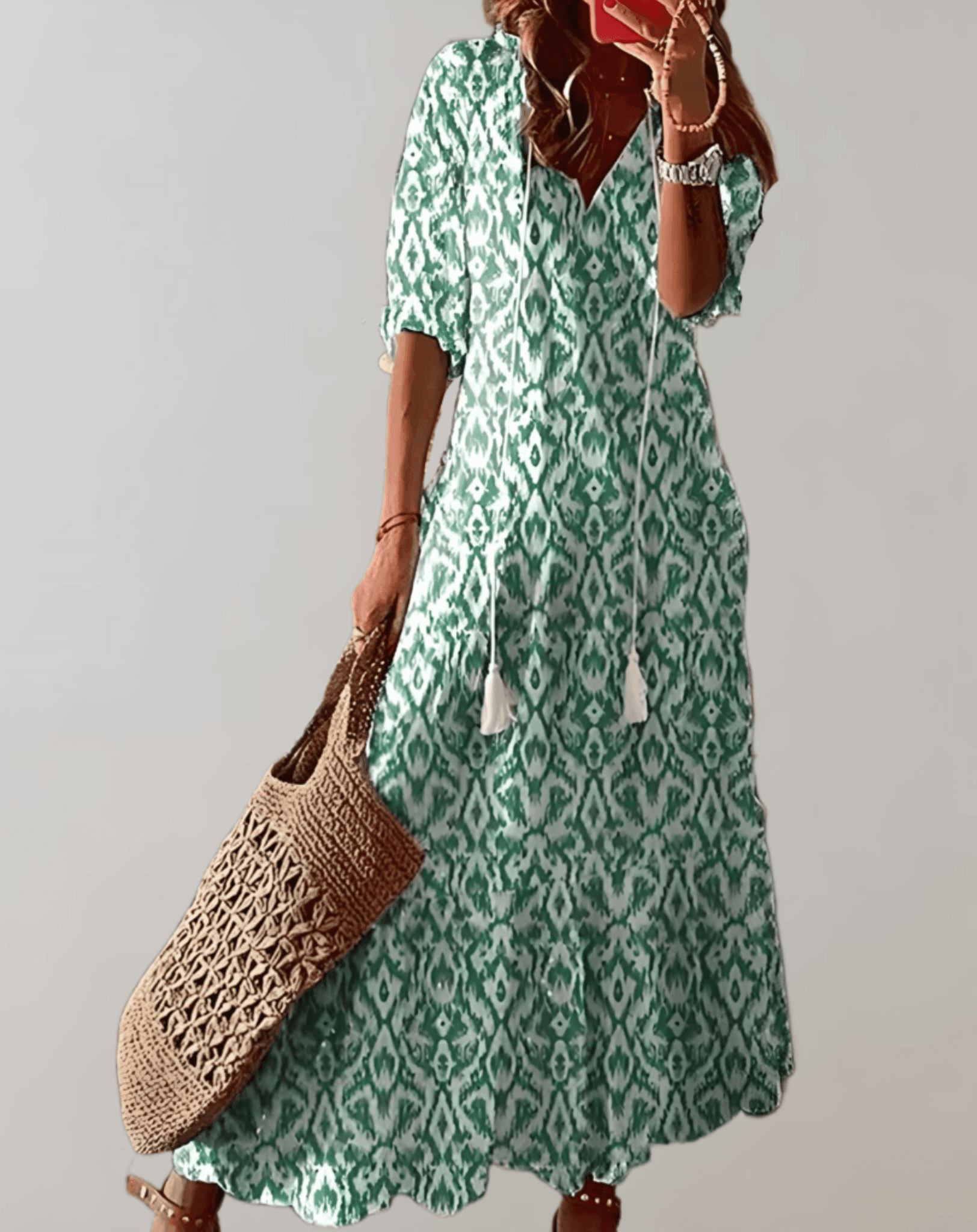Arielle Women's Long Summer Dress - Flowy Maxi Comfort Rebooters Maxi Women's Dresses