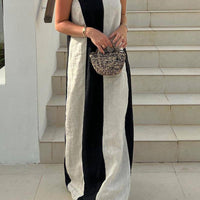 Kayci Bold Stripe Maxi Dress for Effortless Chic Style - Rebooters -Women's Dresses