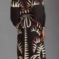 Stylish Brittany Boho Geometric Maxi Dress for Effortless Elegance - Rebooters -Women's Dresses
