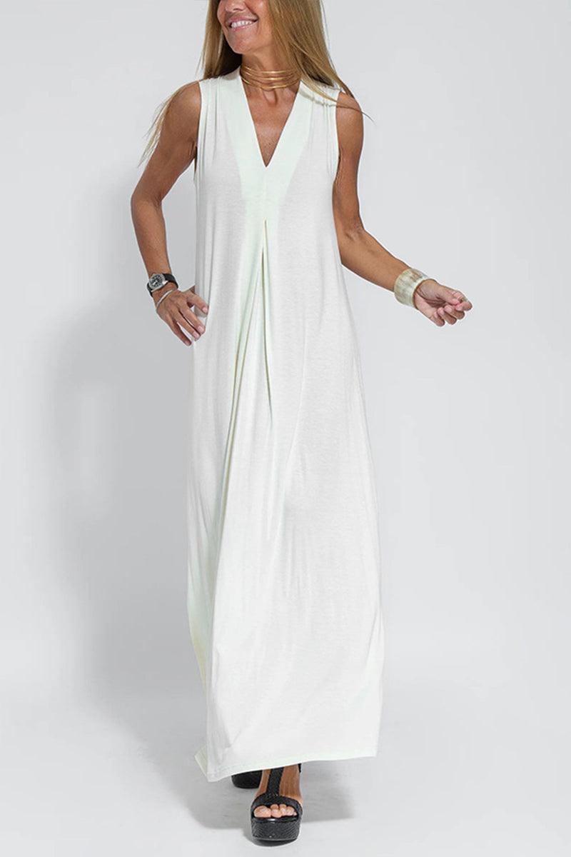 Alison Elegant Sleeveless Draped Maxi Dress for Effortless Style Rebooters Maxi Women's Dresses