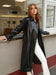 Beatrice Women's Chic PU Trench Coat Glamorous Jacket Rebooters