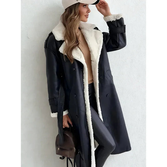 Bella Women’s Long Jacket Coat - Womens Jackets Rebooters