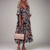 Melissa Bohemian Floral Maxi Dress for Effortless Style - Rebooters -Women's Dresses