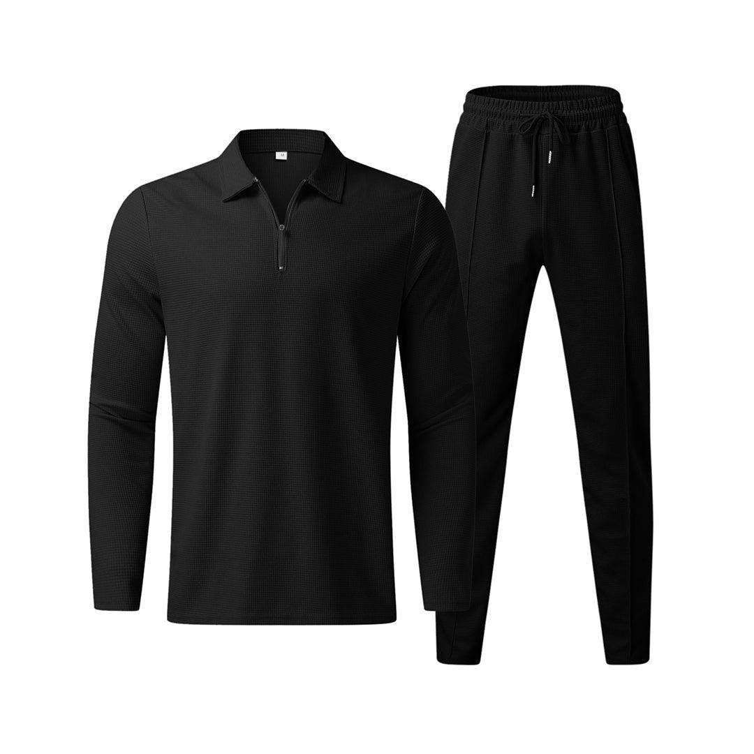 Men's Stylish Polo Shirt Set with Comfortable Cotton Blend Rebooters mens 2 piece set