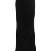 Black Sleek Maxi Skirt for Effortless Day to Night Style - Rebooters