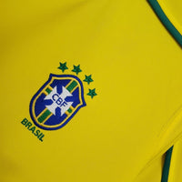 Brazil Home Jersey Shirt Yellow 1998 Rebooters Mens Football Shirts