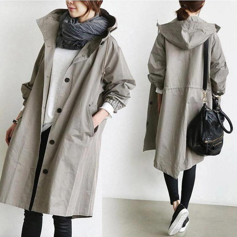 Bria Women's Trench Coat | Stylish Long Women’s Trench Coat