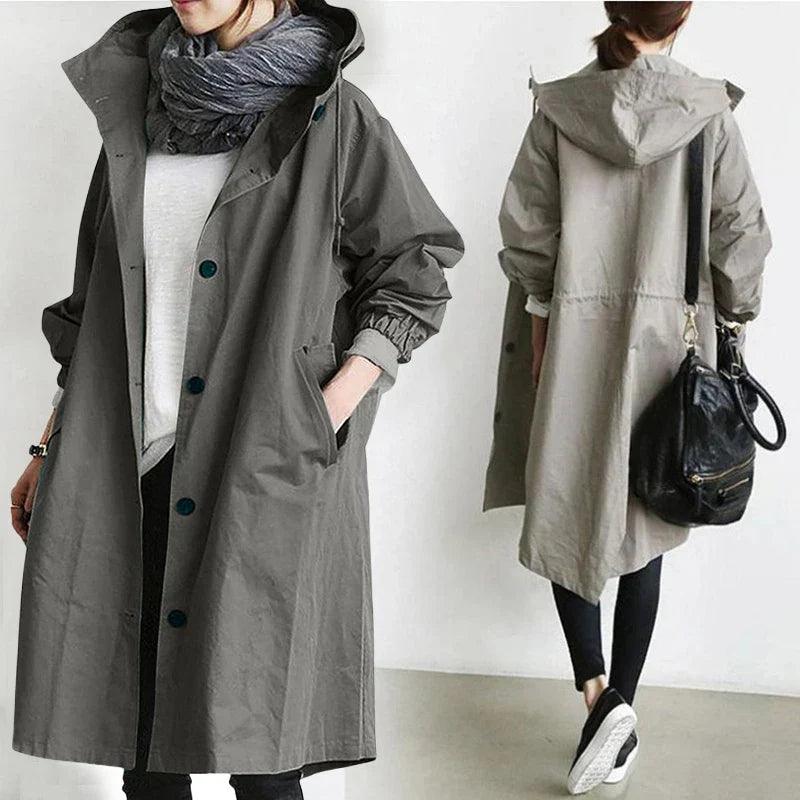 Bria Women's Trench Coat | Stylish Long Women’s Trench Coat