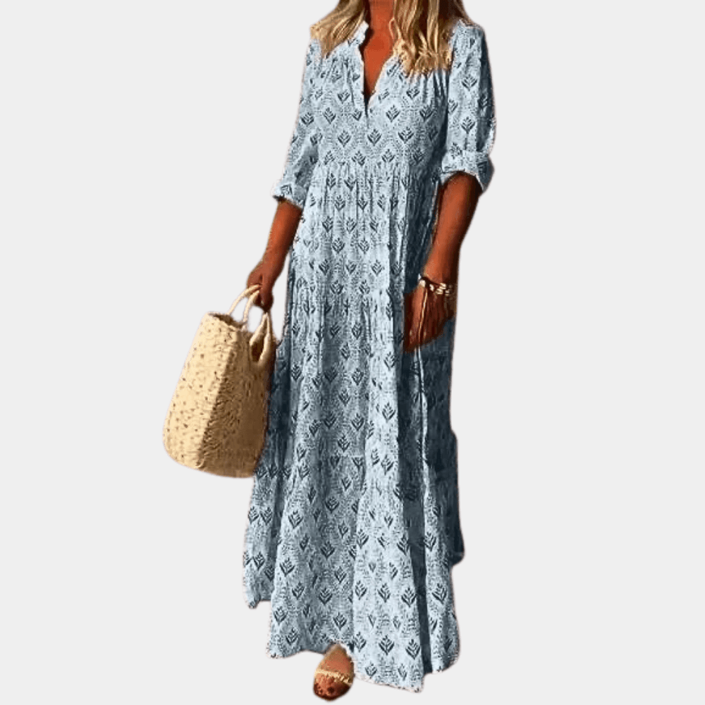 Elegant Leslie Women's Maxi Dress - Lightweight Boho Chic Style Rebooters Maxi Women's Dresses