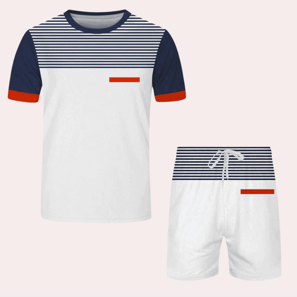 Two-Piece Summer Outfit for Men Stylish Design for Warm Weather Rebooters mens 2 piece set