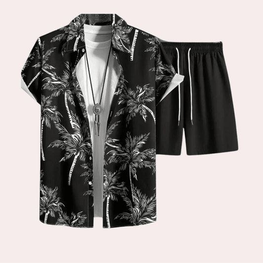 Men's Lightweight Two-Piece Summer Outfit for Hot Weather Rebooters mens 2 piece set