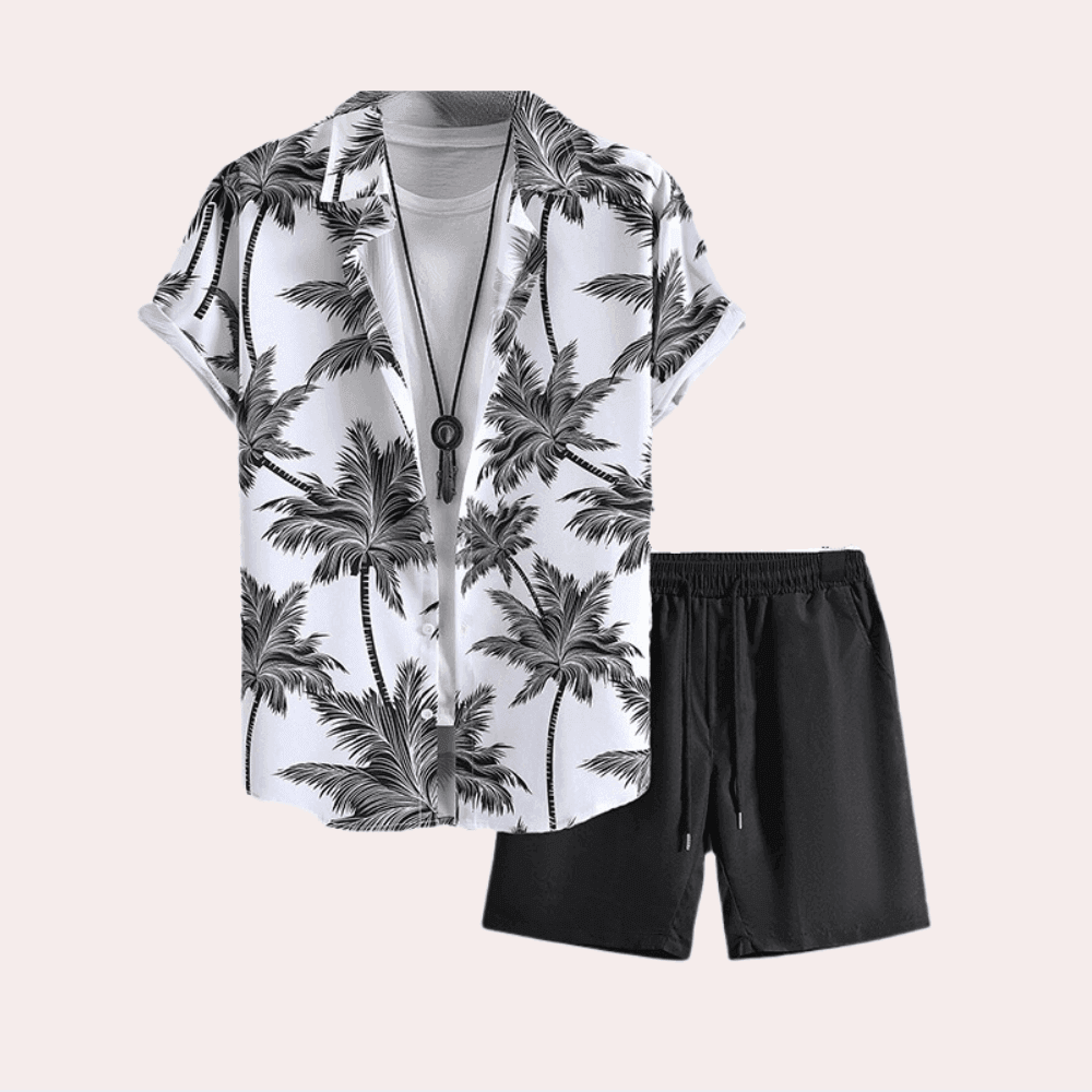 Men's Lightweight Two-Piece Summer Outfit for Hot Weather Rebooters mens 2 piece set