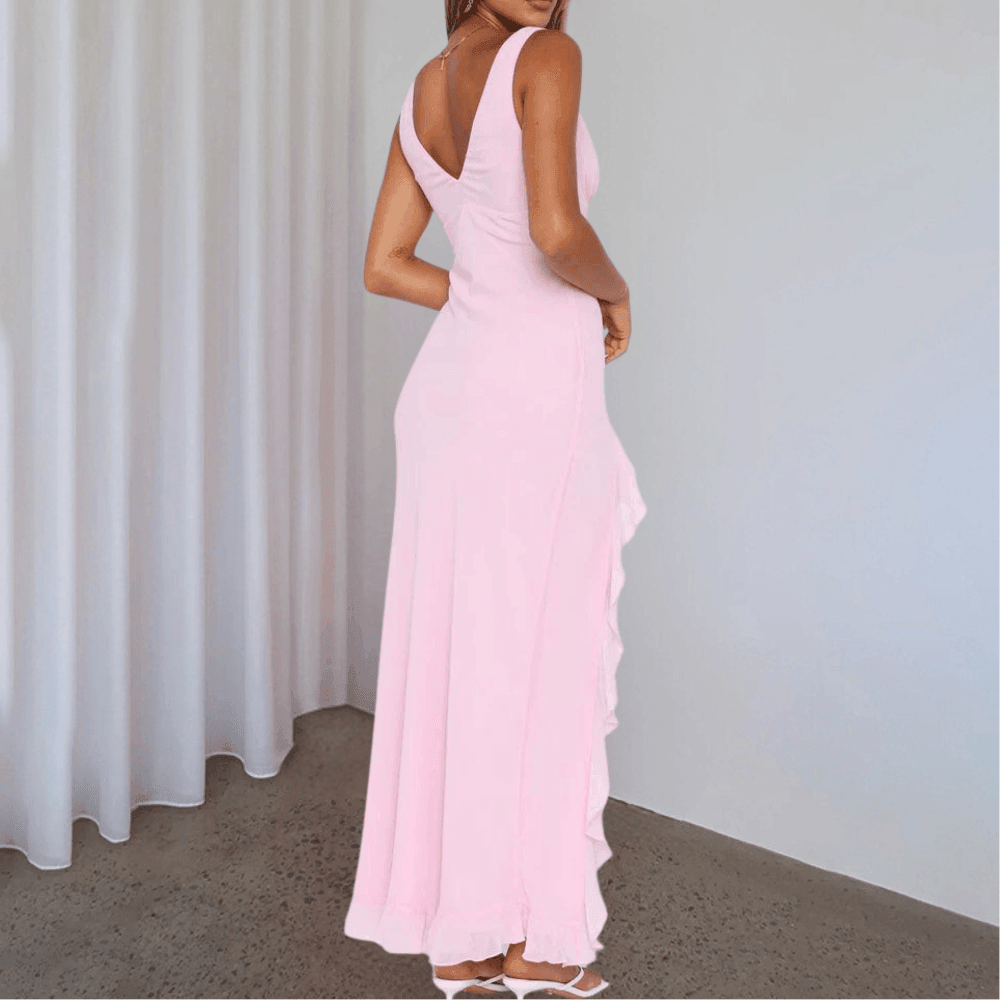 Khaleesi Women's Evening Dress with High-Low Hem - Rebooters -Women's Dresses