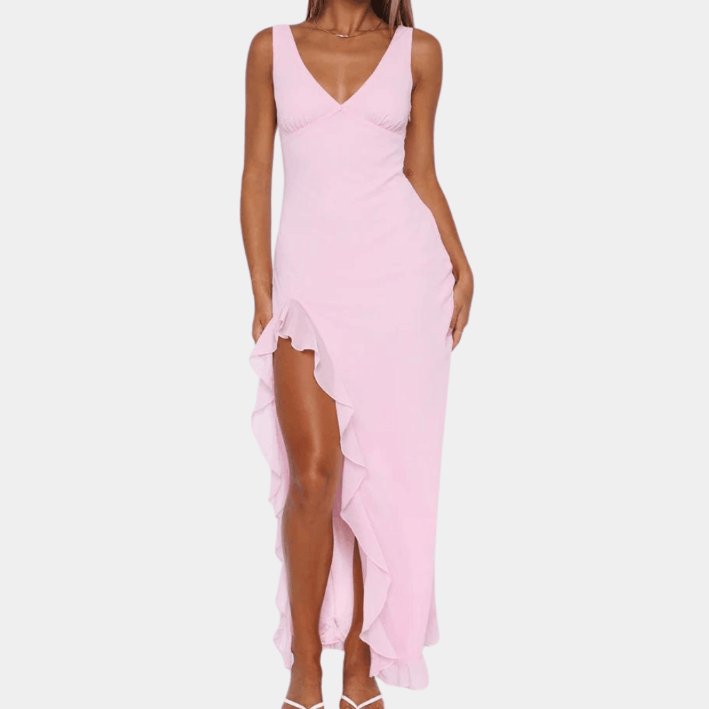 Khaleesi Women's Evening Dress with High-Low Hem - Rebooters -Women's Dresses