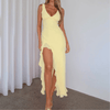 Khaleesi Women's Evening Dress with High-Low Hem - Rebooters -Women's Dresses