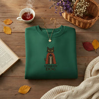 Cat Knight “I Fear No Dog” Embroidered Sweatshirt | Rebooters