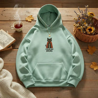 Cat Knight “I Fear No Dog” Embroidered Hoodie | Rebooters