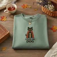 Cat Knight “I Fear No Dog” Embroidered T-Shirt | Rebooters