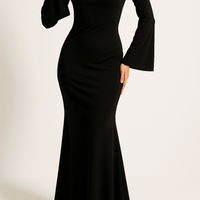 Julieta Women's Evening Gown with Flared Sleeves Rebooters Maxi Women's Dresses