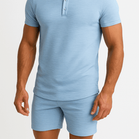 Men’s Casual Summer Set with Breathable Cotton Linen Fabric Rebooters mens 2 piece set