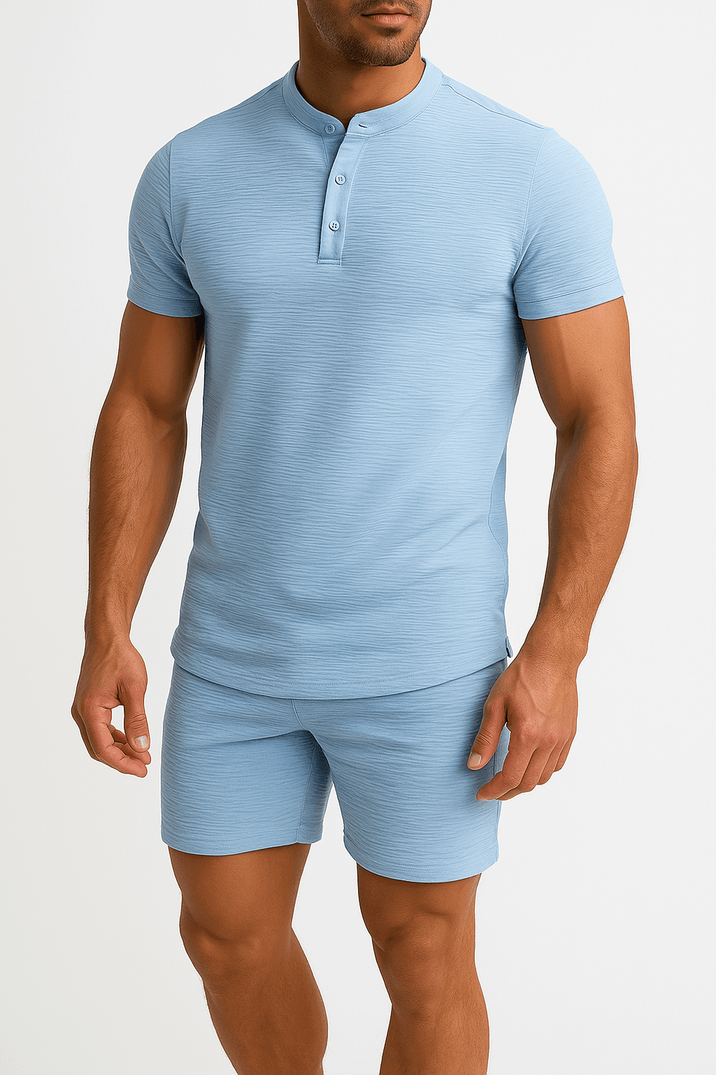 Men’s Casual Summer Set with Breathable Cotton Linen Fabric Rebooters mens 2 piece set