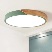 Contemporary Round Flush Mount LED Ceiling Light Fixture - Rebooters