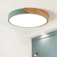 Contemporary Round Flush Mount LED Ceiling Light Fixture - Rebooters