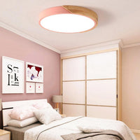 Contemporary Round Flush Mount LED Ceiling Light Fixture - Rebooters