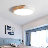 Contemporary Round Flush Mount LED Ceiling Light Fixture - Rebooters