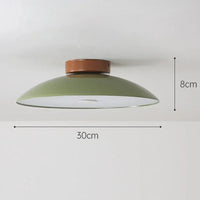 French Cream Iron Led Ceiling Lamp With 3 Color Options - Rebooters
