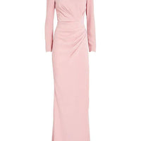 Kaylee Elegant Women's Evening Gown with High Neck and Slit - Rebooters -Women's Dresses
