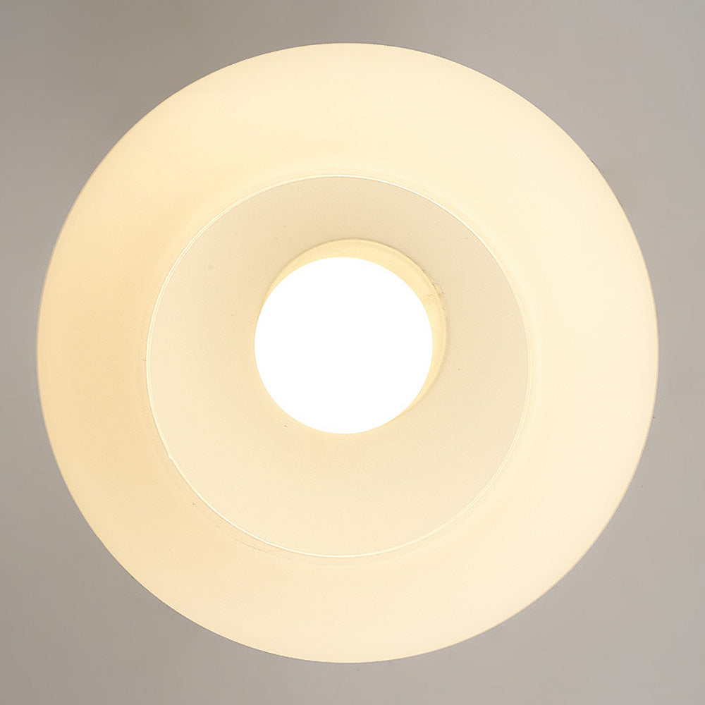 White Spherical Corridor Ceiling Light for Modern Spaces - Rebooters