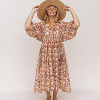 Elegant Kimber Women's Maxi Dress with Floral Print Design Rebooters Maxi Women's Dresses
