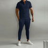 Men's Half-Zip Polo and Jogger Set for Casual Comfort Rebooters mens 2 piece set