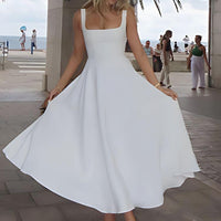 Romina Women's Flowy Maxi Dress for Effortless Style - Rebooters -Women's Dresses