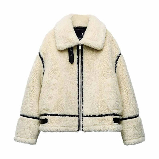 Snuggle Up in Style Trendy Teddy Jacket for Winter Comfort - Rebooters