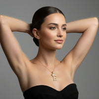 Letter Necklace A–Z, Gold Initial Necklace | Rebooters