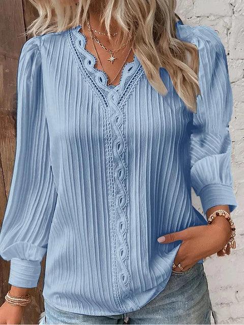 Cozy Solid Colored Tops For Women - Casual Fall Style Rebooters Womens Shirts