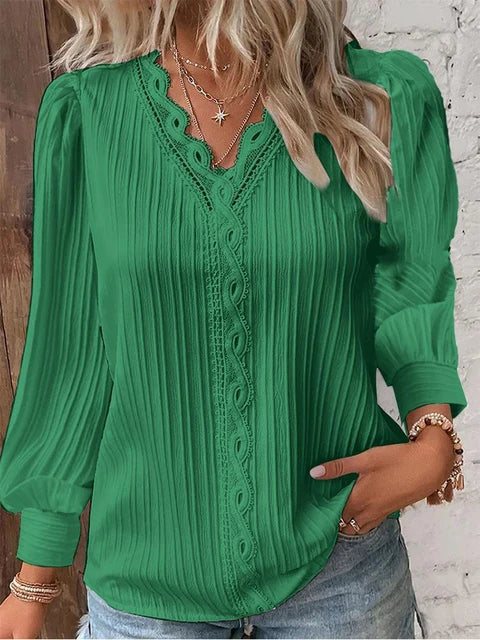 Cozy Solid Colored Tops For Women - Casual Fall Style - Rebooters