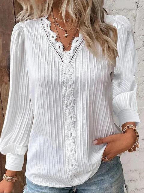 Cozy Solid Colored Tops For Women - Casual Fall Style Rebooters Womens Shirts