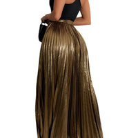 Elegant Pleated Maxi Skirt for Effortless Style - Rebooters
