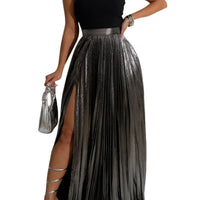 Elegant Pleated Maxi Skirt for Effortless Style - Rebooters