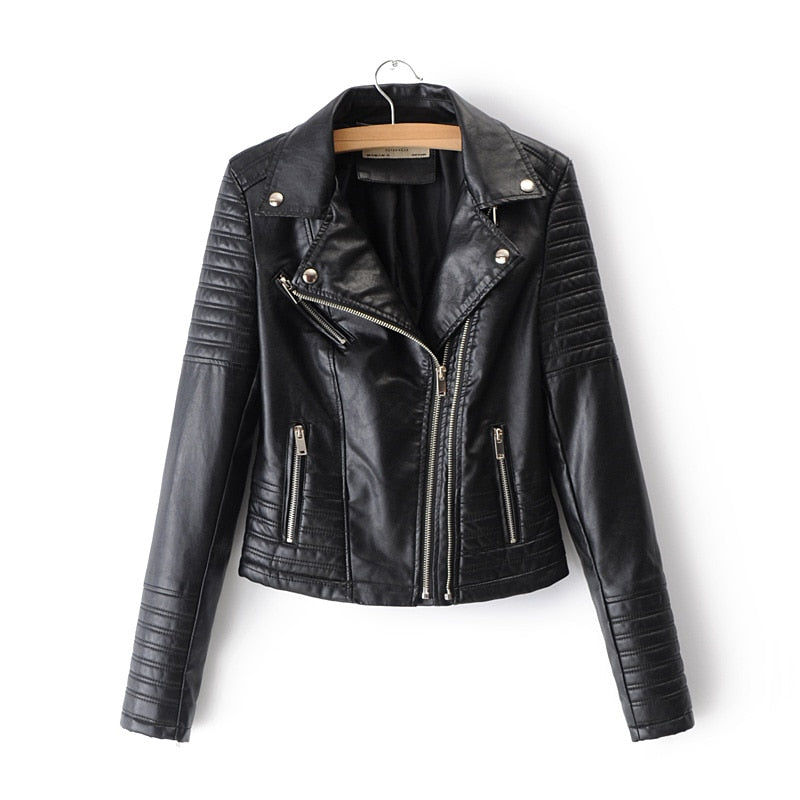 Elvera Women's Leather Jacket for Stylish Everyday Wear - Rebooters