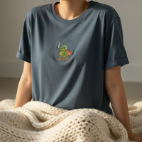Embroidered Frog Knight T-Shirt | Rebooters