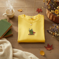 Embroidered Frog Knight T-Shirt | Rebooters