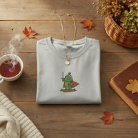Embroidered Frog Knight T-Shirt | Rebooters