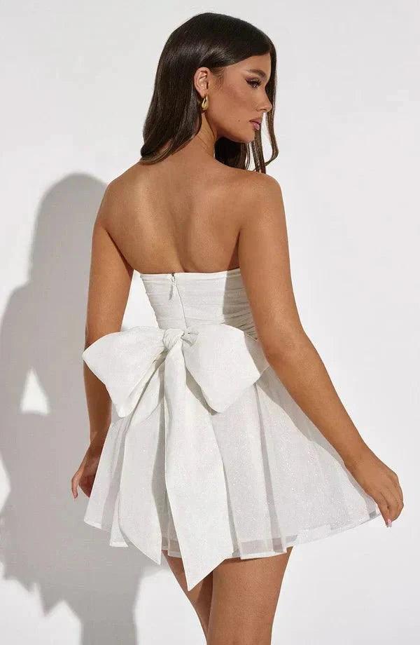 Women's Glittering Mini Sequin Dress for Holiday Parties - Rebooters -Women's Dresses