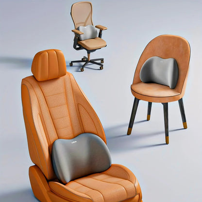 Ergonomic Memory Foam Car Neck & Lumbar Pillow - Ultimate Comfort & Support for Travel - Rebooters