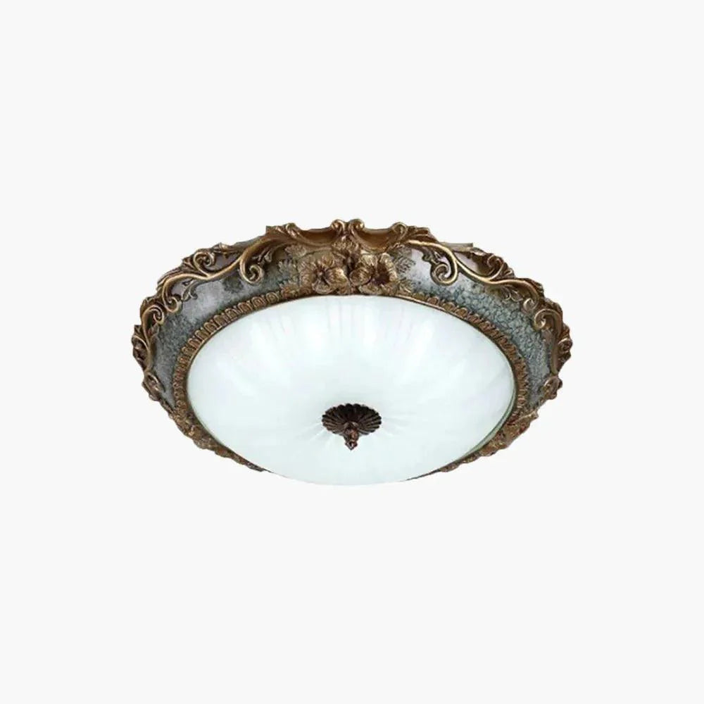 Carved Vintage Design Bedroom Ceiling Light Fixture Eryn - Rebooters