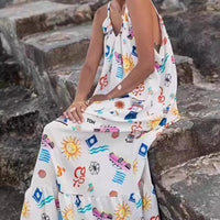 Amy Boho Sun Print Maxi Dress for Effortless Summer Style Rebooters Maxi Women's Dresses